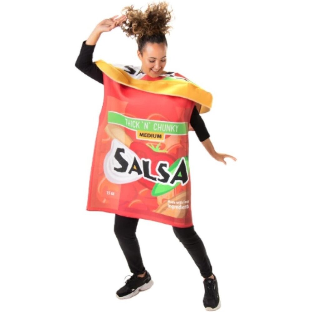 NEW Salsa Jar of Chip Dip Halloween Costume One Size Fits Most Party Theatre